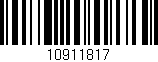 Código de barras (EAN, GTIN, SKU, ISBN): '10911817'