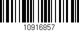 Código de barras (EAN, GTIN, SKU, ISBN): '10916857'