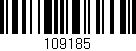 Código de barras (EAN, GTIN, SKU, ISBN): '109185'