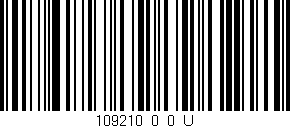 Código de barras (EAN, GTIN, SKU, ISBN): '109210_0_0_U'