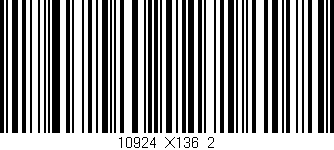 Código de barras (EAN, GTIN, SKU, ISBN): '10924_X136_2'