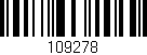 Código de barras (EAN, GTIN, SKU, ISBN): '109278'