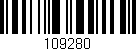 Código de barras (EAN, GTIN, SKU, ISBN): '109280'