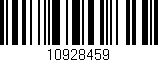Código de barras (EAN, GTIN, SKU, ISBN): '10928459'