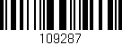 Código de barras (EAN, GTIN, SKU, ISBN): '109287'