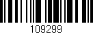 Código de barras (EAN, GTIN, SKU, ISBN): '109299'
