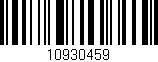 Código de barras (EAN, GTIN, SKU, ISBN): '10930459'