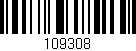 Código de barras (EAN, GTIN, SKU, ISBN): '109308'