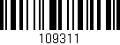 Código de barras (EAN, GTIN, SKU, ISBN): '109311'