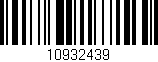 Código de barras (EAN, GTIN, SKU, ISBN): '10932439'