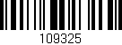 Código de barras (EAN, GTIN, SKU, ISBN): '109325'