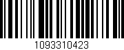 Código de barras (EAN, GTIN, SKU, ISBN): '1093310423'