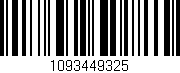 Código de barras (EAN, GTIN, SKU, ISBN): '1093449325'