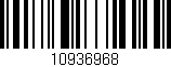 Código de barras (EAN, GTIN, SKU, ISBN): '10936968'