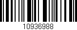 Código de barras (EAN, GTIN, SKU, ISBN): '10936988'