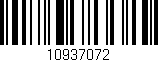 Código de barras (EAN, GTIN, SKU, ISBN): '10937072'