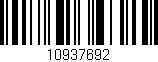 Código de barras (EAN, GTIN, SKU, ISBN): '10937692'