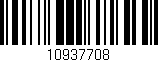 Código de barras (EAN, GTIN, SKU, ISBN): '10937708'