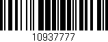 Código de barras (EAN, GTIN, SKU, ISBN): '10937777'