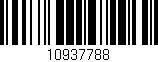 Código de barras (EAN, GTIN, SKU, ISBN): '10937788'