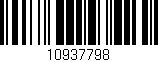 Código de barras (EAN, GTIN, SKU, ISBN): '10937798'