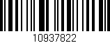 Código de barras (EAN, GTIN, SKU, ISBN): '10937822'