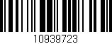 Código de barras (EAN, GTIN, SKU, ISBN): '10939723'