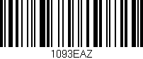 Código de barras (EAN, GTIN, SKU, ISBN): '1093EAZ'