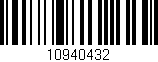 Código de barras (EAN, GTIN, SKU, ISBN): '10940432'