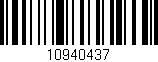 Código de barras (EAN, GTIN, SKU, ISBN): '10940437'
