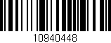 Código de barras (EAN, GTIN, SKU, ISBN): '10940448'
