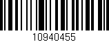 Código de barras (EAN, GTIN, SKU, ISBN): '10940455'