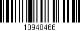 Código de barras (EAN, GTIN, SKU, ISBN): '10940466'