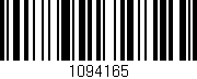 Código de barras (EAN, GTIN, SKU, ISBN): '1094165'
