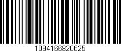 Código de barras (EAN, GTIN, SKU, ISBN): '1094166820625'