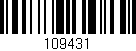 Código de barras (EAN, GTIN, SKU, ISBN): '109431'