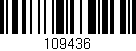 Código de barras (EAN, GTIN, SKU, ISBN): '109436'