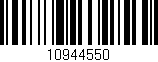Código de barras (EAN, GTIN, SKU, ISBN): '10944550'