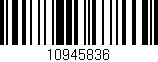 Código de barras (EAN, GTIN, SKU, ISBN): '10945836'
