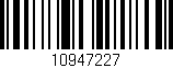 Código de barras (EAN, GTIN, SKU, ISBN): '10947227'
