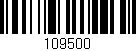Código de barras (EAN, GTIN, SKU, ISBN): '109500'