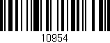 Código de barras (EAN, GTIN, SKU, ISBN): '10954'