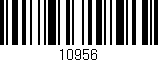 Código de barras (EAN, GTIN, SKU, ISBN): '10956'