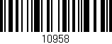 Código de barras (EAN, GTIN, SKU, ISBN): '10958'