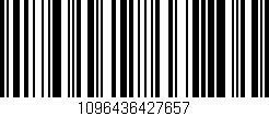 Código de barras (EAN, GTIN, SKU, ISBN): '1096436427657'