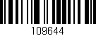 Código de barras (EAN, GTIN, SKU, ISBN): '109644'