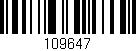 Código de barras (EAN, GTIN, SKU, ISBN): '109647'