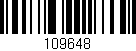 Código de barras (EAN, GTIN, SKU, ISBN): '109648'