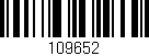 Código de barras (EAN, GTIN, SKU, ISBN): '109652'