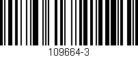 Código de barras (EAN, GTIN, SKU, ISBN): '109664-3'